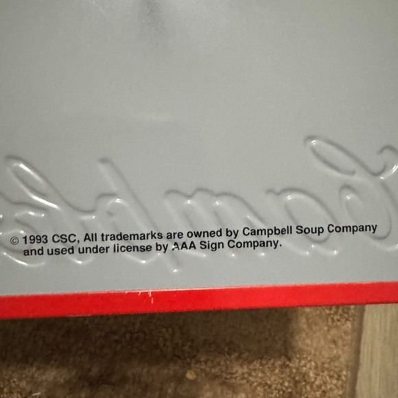 1993 Campbell’s Soup Sign #15 Patriotic Boat Scene - Picture 10 of 11